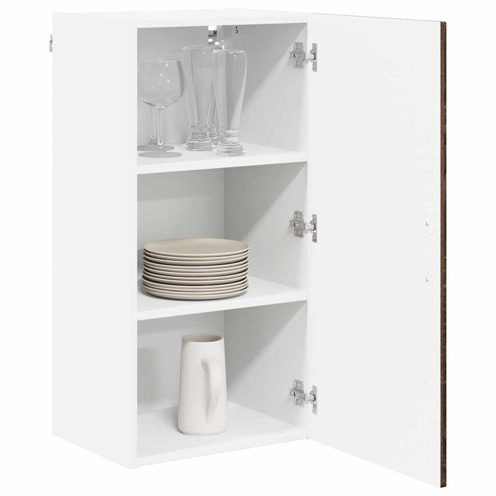 vidaXL Wall Cabinet LUCCA Brown Oak 40 x 31 x 80 cm Engineered Wood