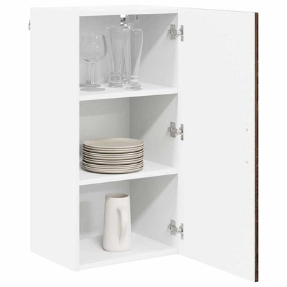 vidaXL Wall Cabinet LUCCA Brown Oak 40 x 31 x 80 cm Engineered Wood