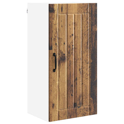 vidaXL Wall Cabinet LUCCA Old Wood 40 x 31 x 80 cm Engineered Wood