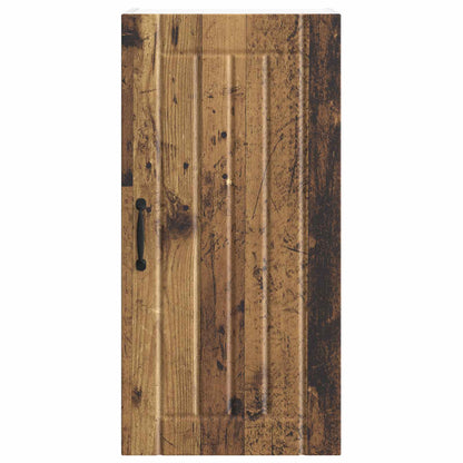 vidaXL Wall Cabinet LUCCA Old Wood 40 x 31 x 80 cm Engineered Wood