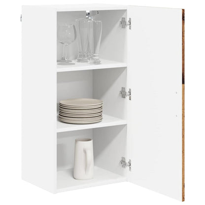 vidaXL Wall Cabinet LUCCA Old Wood 40 x 31 x 80 cm Engineered Wood