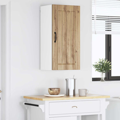 vidaXL Wall Cabinet LUCCA Artisan Oak 40 x 31 x 80 cm Engineered Wood