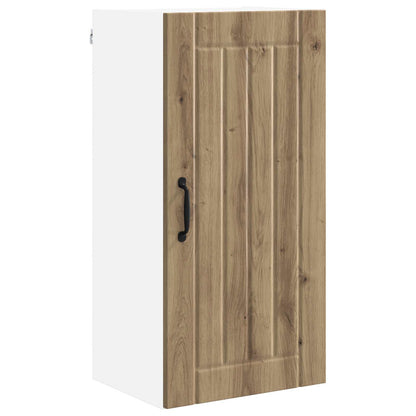vidaXL Wall Cabinet LUCCA Artisan Oak 40 x 31 x 80 cm Engineered Wood