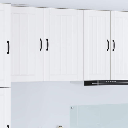 vidaXL Wall Cabinet LUCCA White 50 x 31 x 80 cm Engineered Wood
