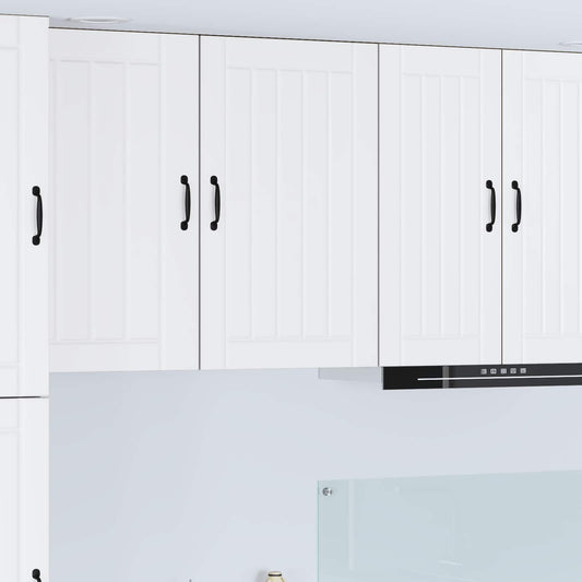 vidaXL Wall Cabinet LUCCA White 50 x 31 x 80 cm Engineered Wood