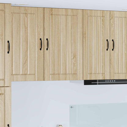 vidaXL Wall Cabinet LUCCA Sonoma Oak 50 x 31 x 80 cm Engineered Wood