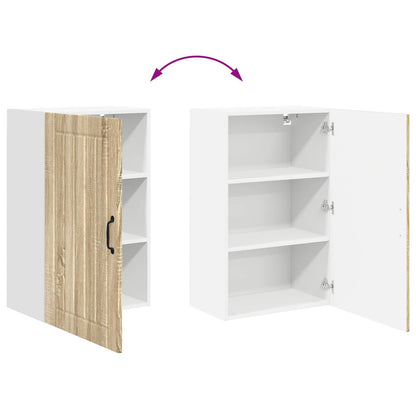 vidaXL Wall Cabinet LUCCA Sonoma Oak 50 x 31 x 80 cm Engineered Wood