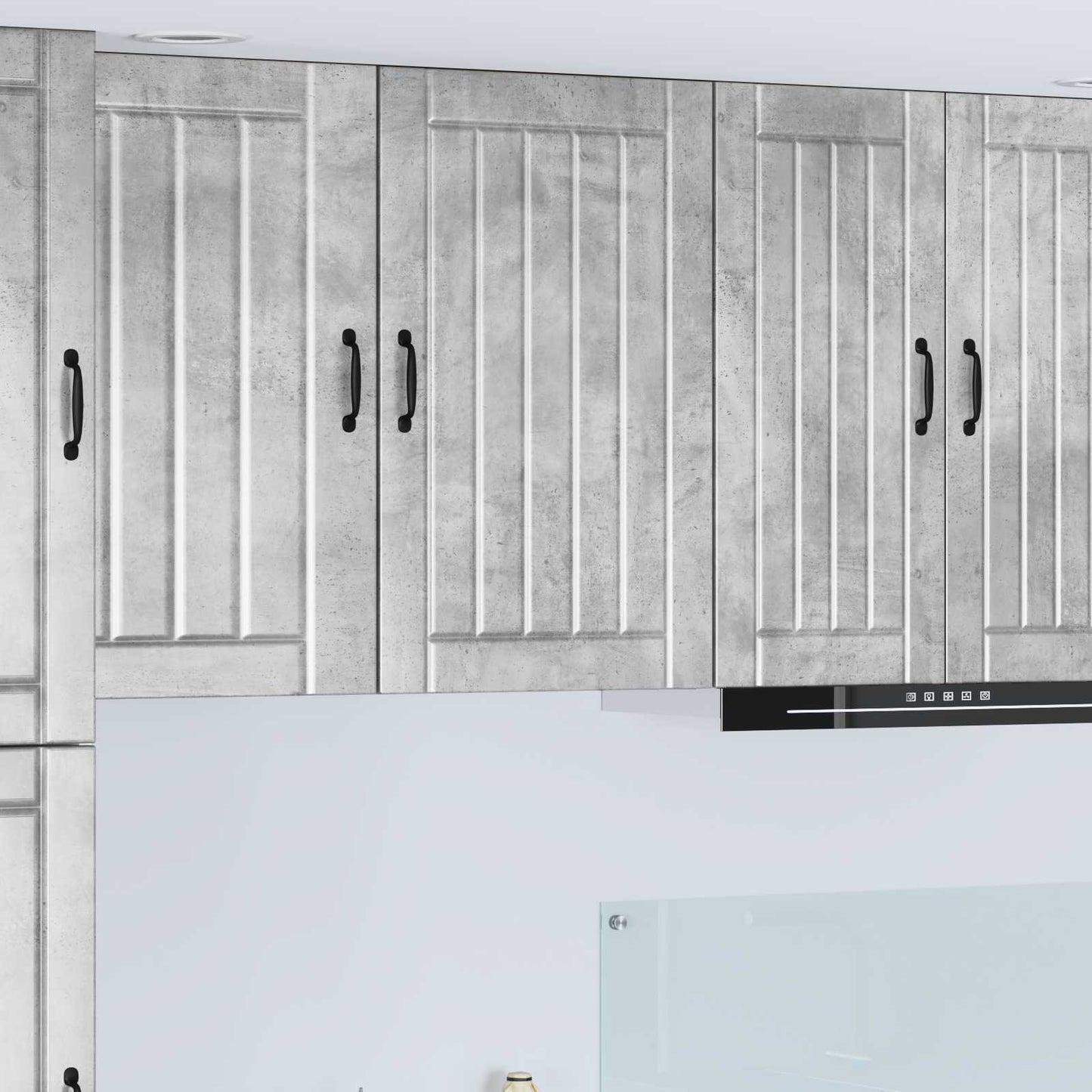 vidaXL Wall Cabinet LUCCA Concrete Grey 50 x 31 x 80 cm