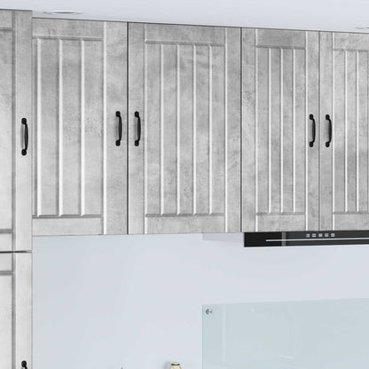 vidaXL Wall Cabinet LUCCA Concrete Grey 50 x 31 x 80 cm