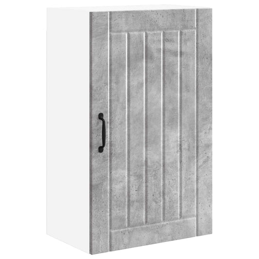 vidaXL Wall Cabinet LUCCA Concrete Grey 50 x 31 x 80 cm