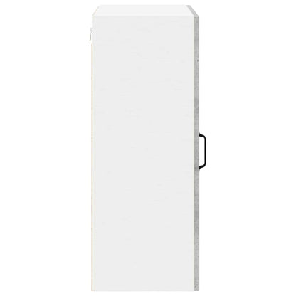 vidaXL Wall Cabinet LUCCA Concrete Grey 50 x 31 x 80 cm