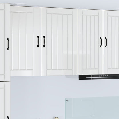 vidaXL Wall Cabinet LUCCA High Gloss White 50 x 31 x 80 cm