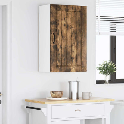 vidaXL Wall Cabinet LUCCA Smoked Oak 50 x 31 x 80 cm Engineered Wood