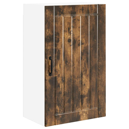 vidaXL Wall Cabinet LUCCA Smoked Oak 50 x 31 x 80 cm Engineered Wood