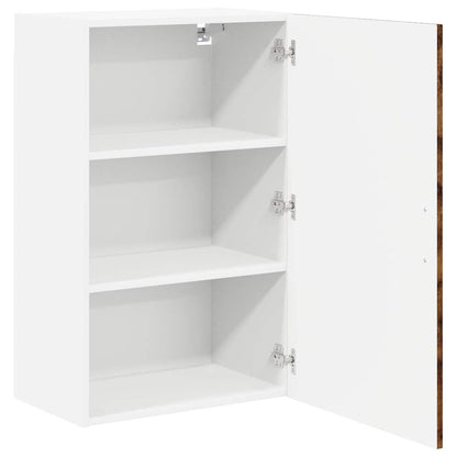 vidaXL Wall Cabinet LUCCA Smoked Oak 50 x 31 x 80 cm Engineered Wood