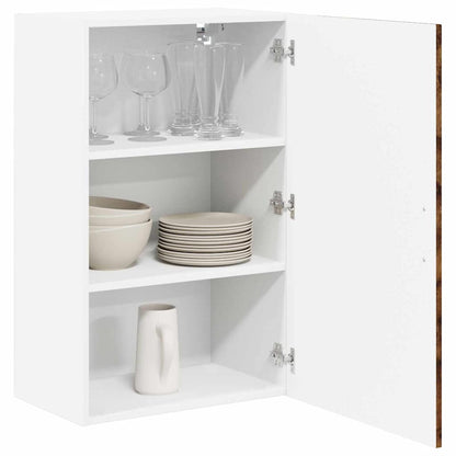 vidaXL Wall Cabinet LUCCA Smoked Oak 50 x 31 x 80 cm Engineered Wood