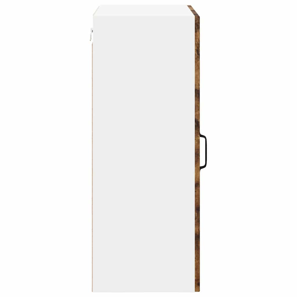 vidaXL Wall Cabinet LUCCA Smoked Oak 50 x 31 x 80 cm Engineered Wood