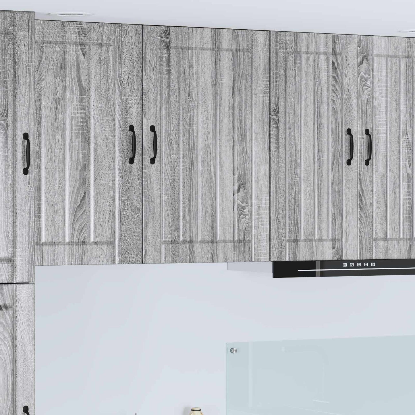 vidaXL Wall Cabinet LUCCA Grey Sonoma 50 x 31 x 80 cm Engineered Wood