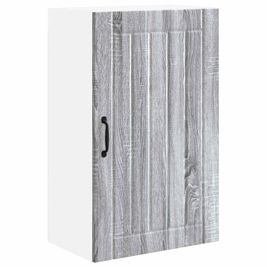 vidaXL Wall Cabinet LUCCA Grey Sonoma 50 x 31 x 80 cm Engineered Wood