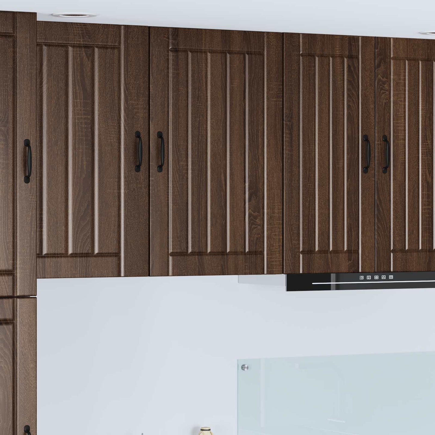vidaXL Wall Cabinet LUCCA Brown Oak 50 x 31 x 80 cm Engineered Wood