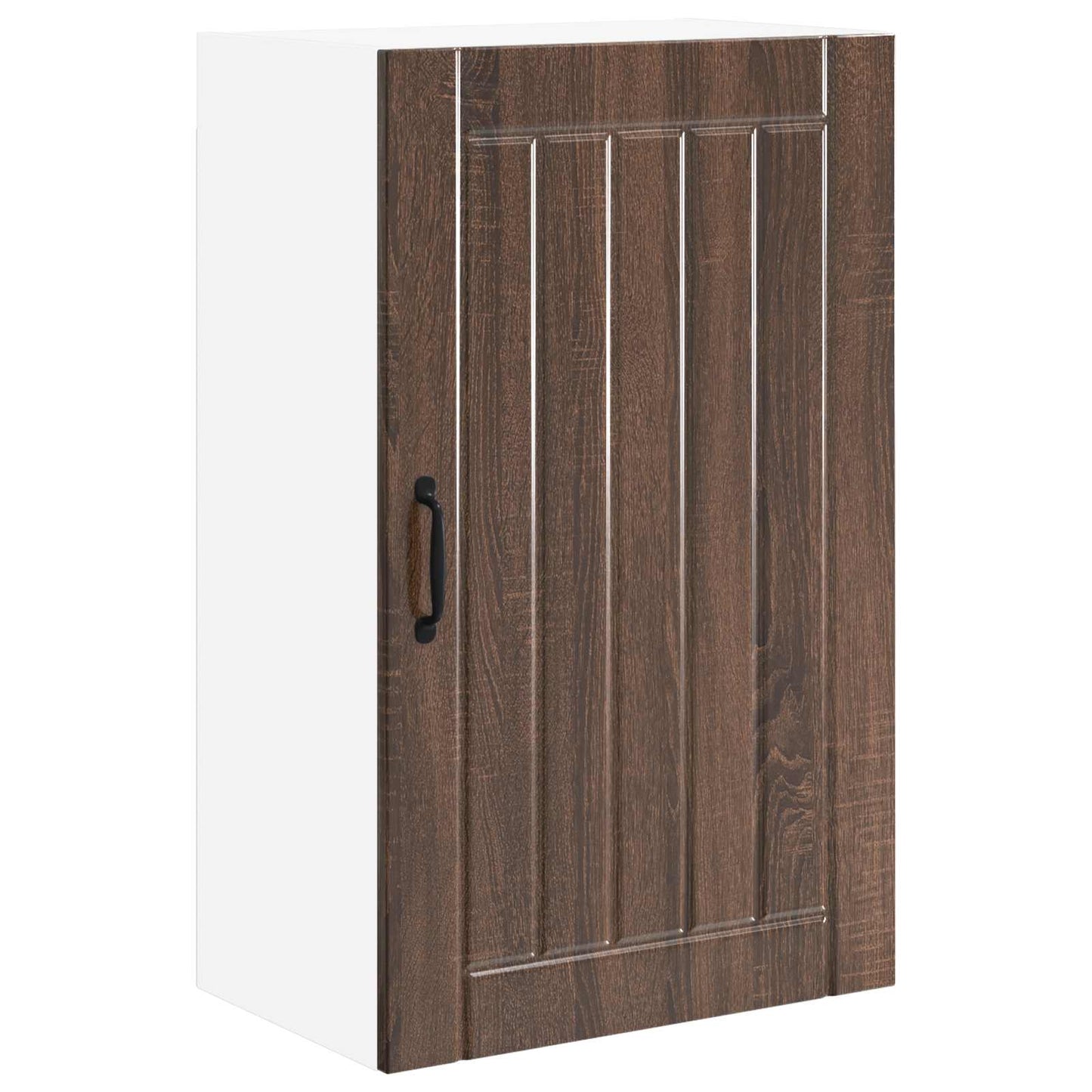 vidaXL Wall Cabinet LUCCA Brown Oak 50 x 31 x 80 cm Engineered Wood