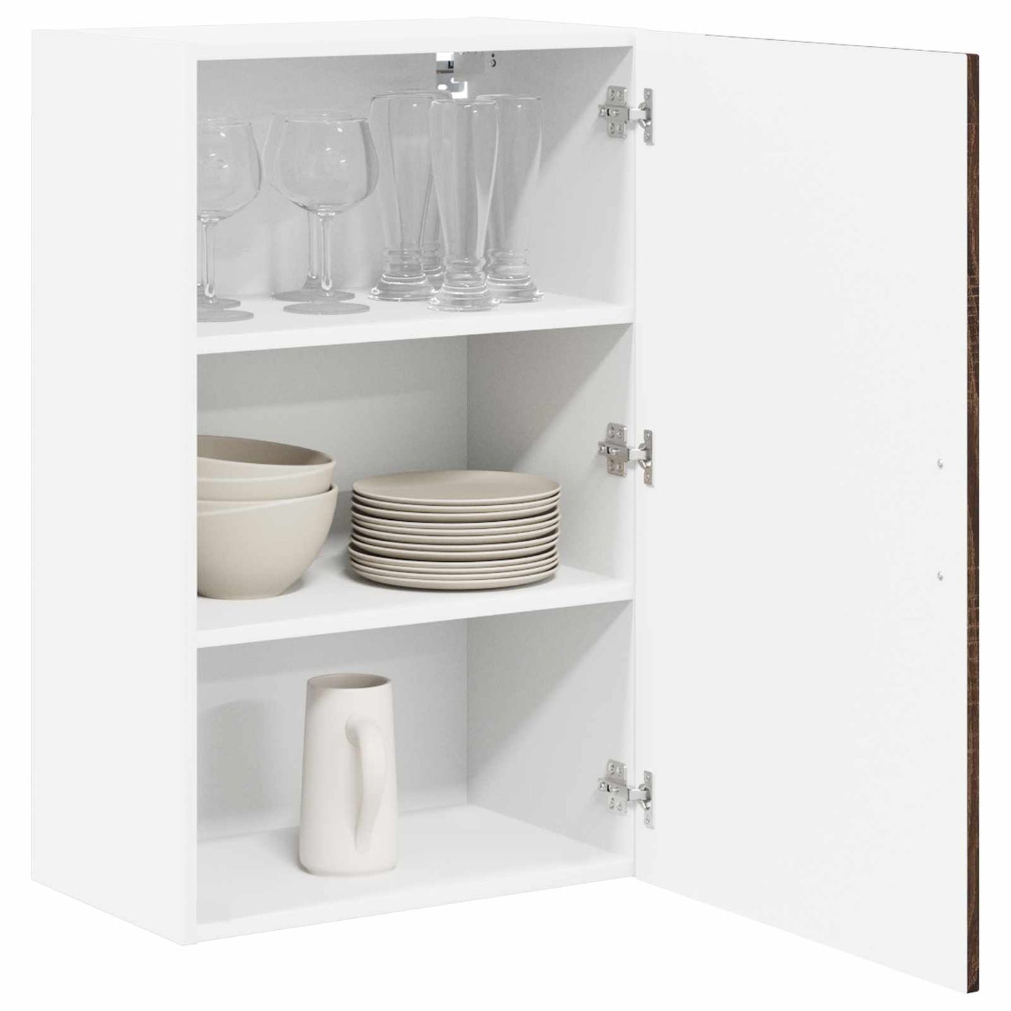 vidaXL Wall Cabinet LUCCA Brown Oak 50 x 31 x 80 cm Engineered Wood