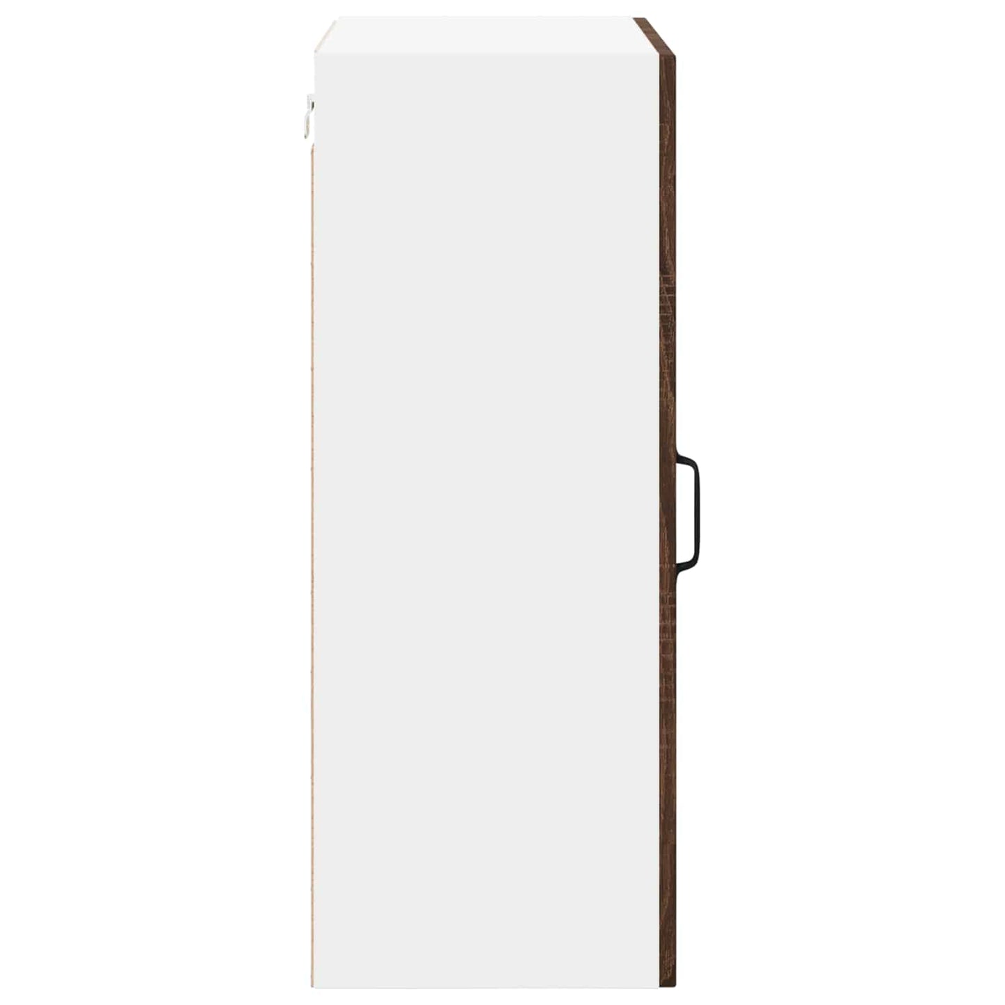 vidaXL Wall Cabinet LUCCA Brown Oak 50 x 31 x 80 cm Engineered Wood