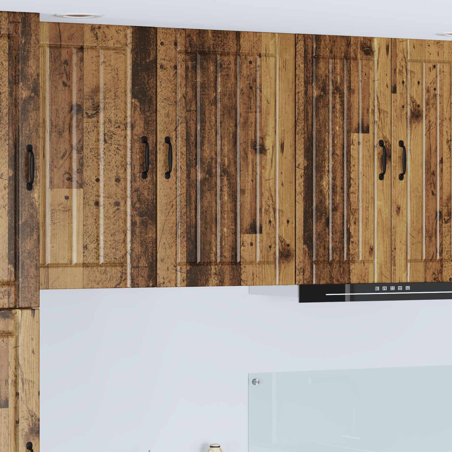vidaXL Wall Cabinet LUCCA Old Wood 50 x 31 x 80 cm Engineered Wood