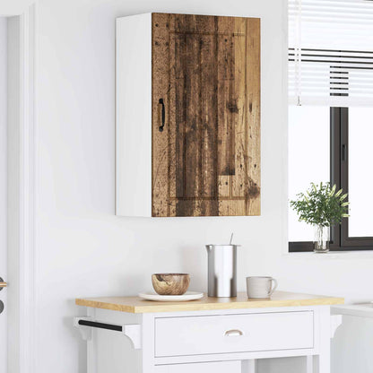 vidaXL Wall Cabinet LUCCA Old Wood 50 x 31 x 80 cm Engineered Wood