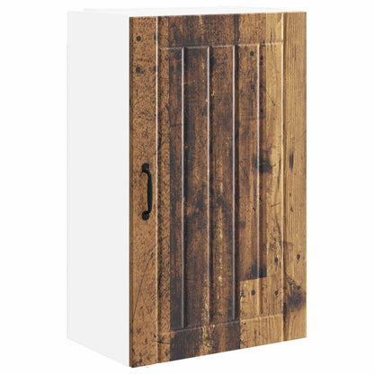 vidaXL Wall Cabinet LUCCA Old Wood 50 x 31 x 80 cm Engineered Wood