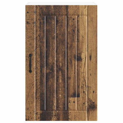 vidaXL Wall Cabinet LUCCA Old Wood 50 x 31 x 80 cm Engineered Wood
