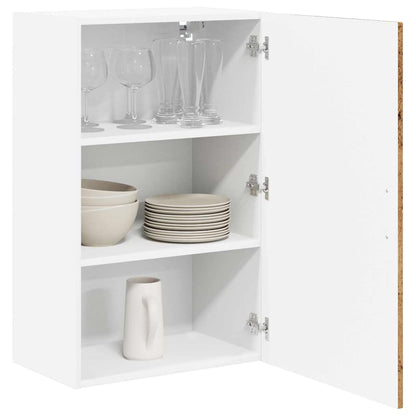 vidaXL Wall Cabinet LUCCA Old Wood 50 x 31 x 80 cm Engineered Wood