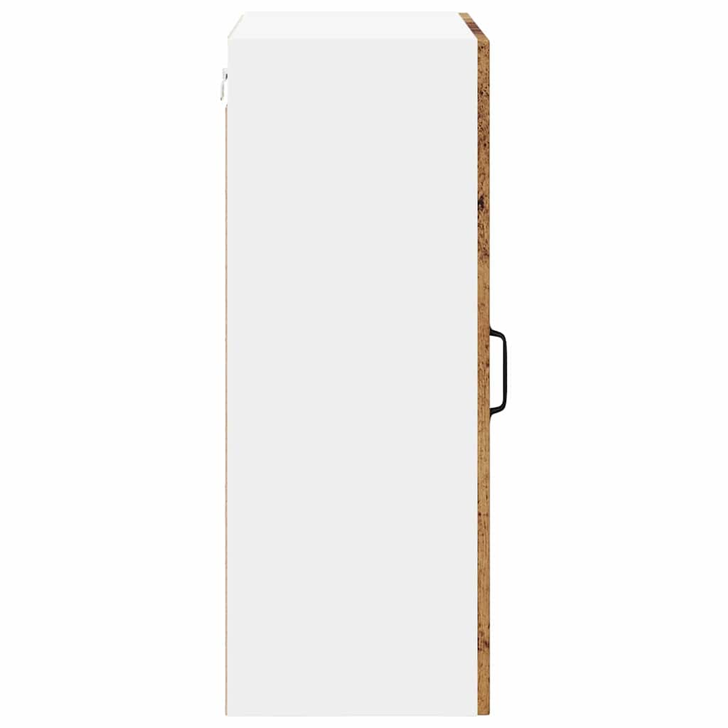 vidaXL Wall Cabinet LUCCA Old Wood 50 x 31 x 80 cm Engineered Wood