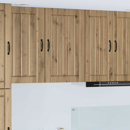 vidaXL Wall Cabinet LUCCA Artisan Oak 50 x 31 x 80 cm Engineered Wood