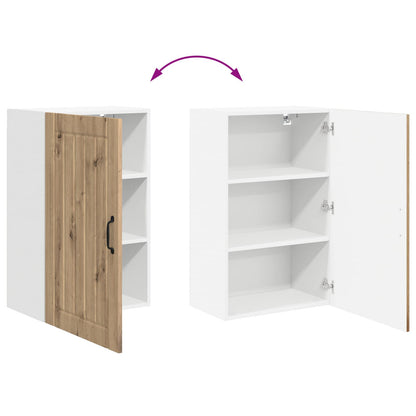 vidaXL Wall Cabinet LUCCA Artisan Oak 50 x 31 x 80 cm Engineered Wood