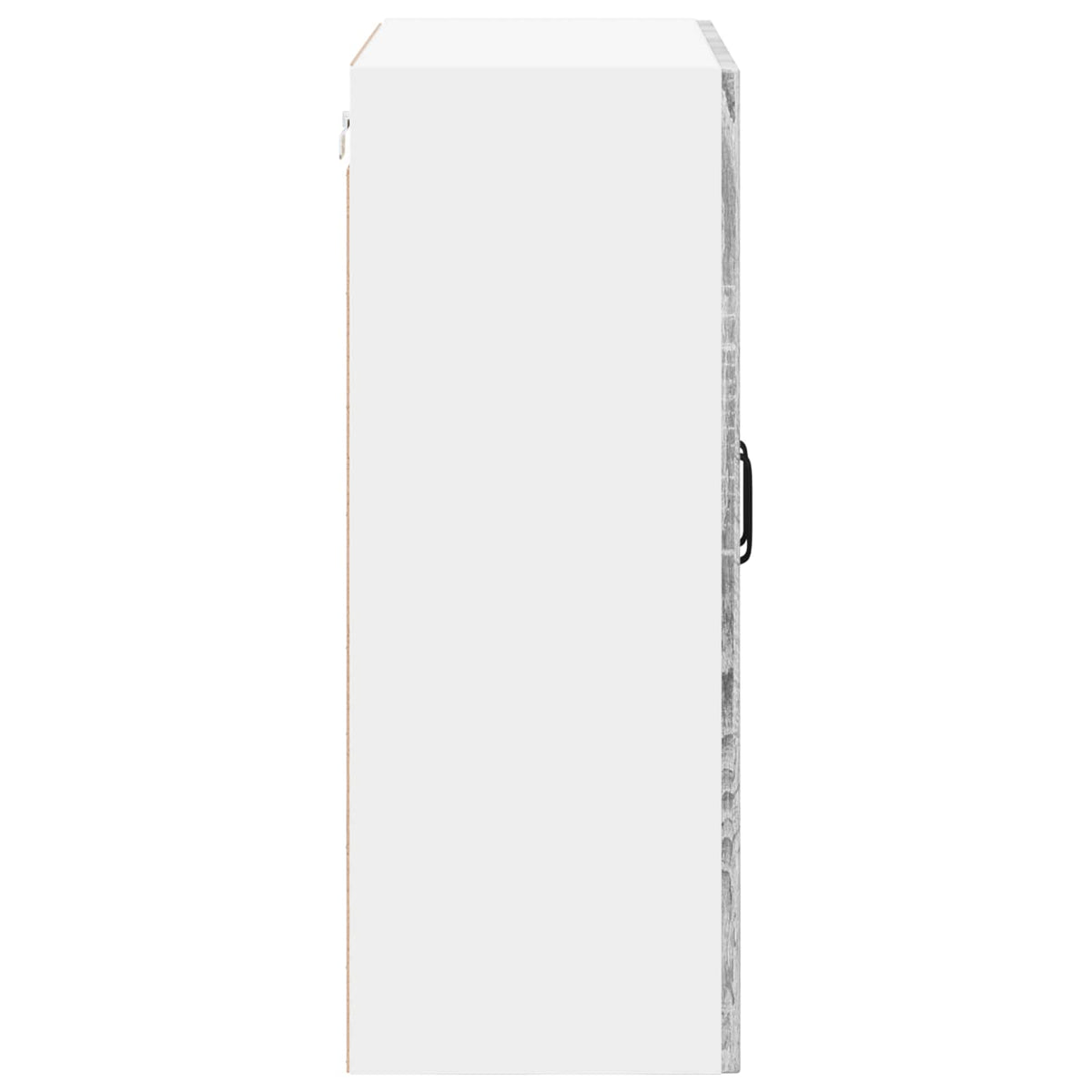 vidaXL Wall Glass Cabinet LUCCA Grey Sonoma 60 x 31 x 80 cm