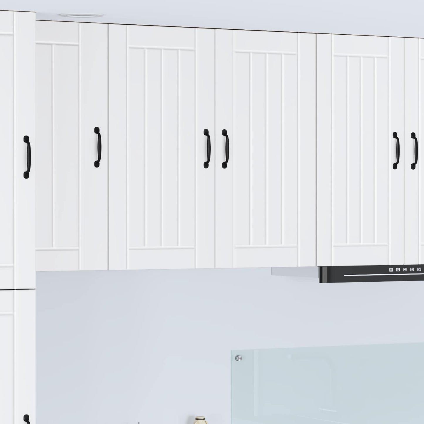 vidaXL Wall Cabinet LUCCA White 80 x 31 x 80 cm Engineered Wood