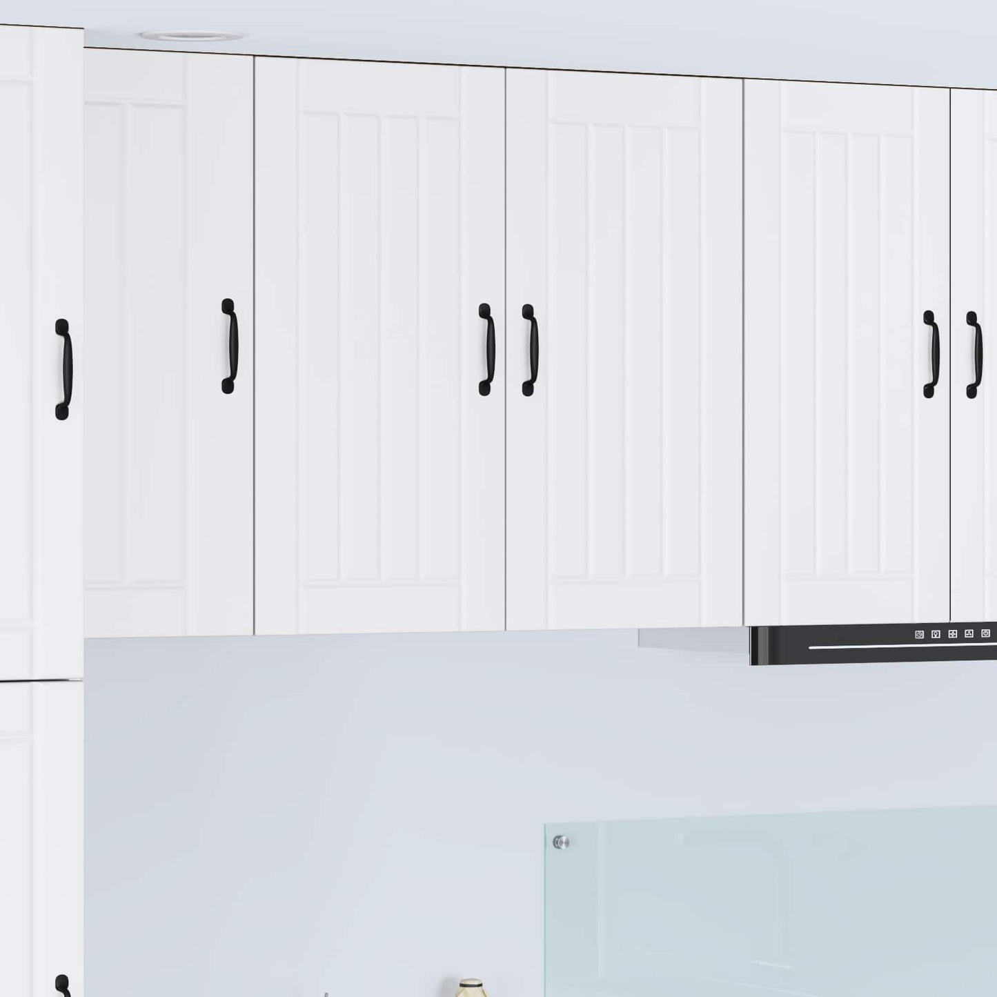 vidaXL Wall Cabinet LUCCA White 80 x 31 x 80 cm Engineered Wood