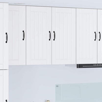 vidaXL Wall Cabinet LUCCA White 80 x 31 x 80 cm Engineered Wood