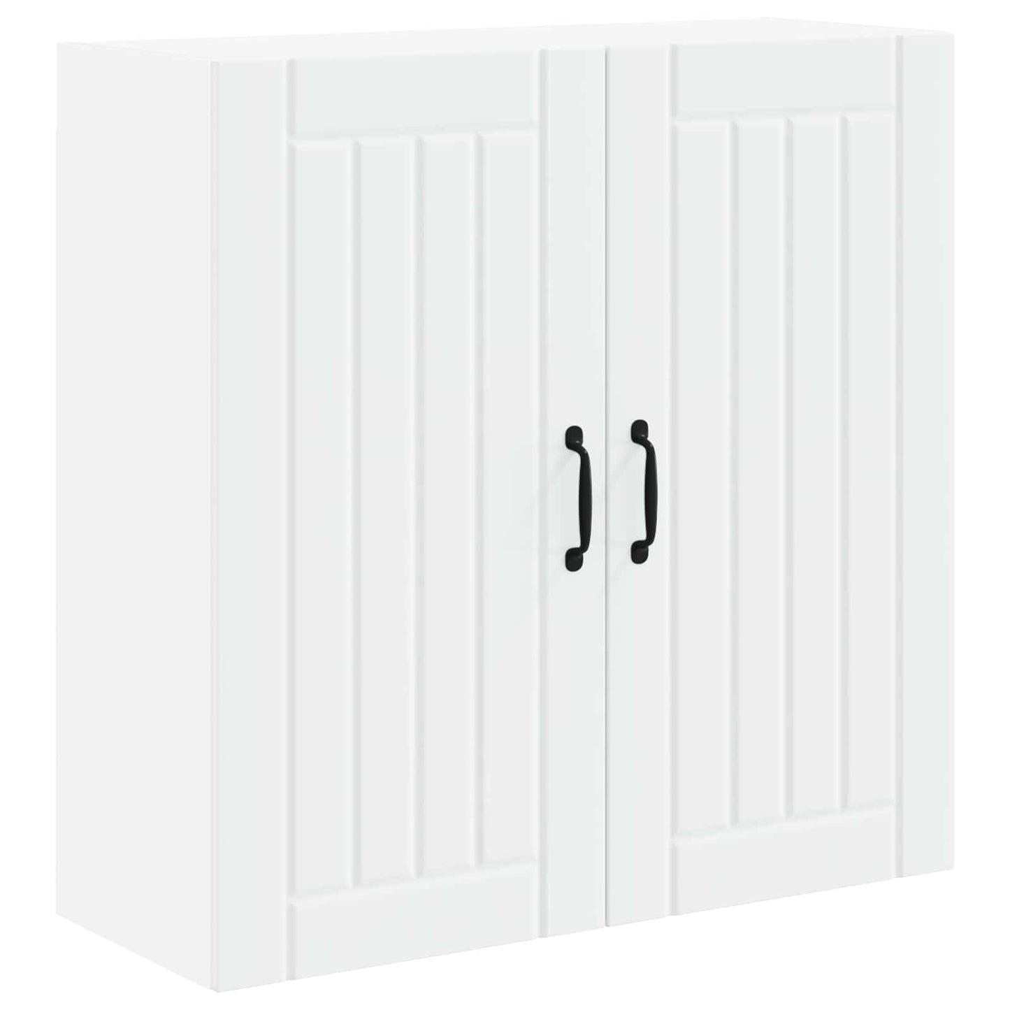 vidaXL Wall Cabinet LUCCA White 80 x 31 x 80 cm Engineered Wood