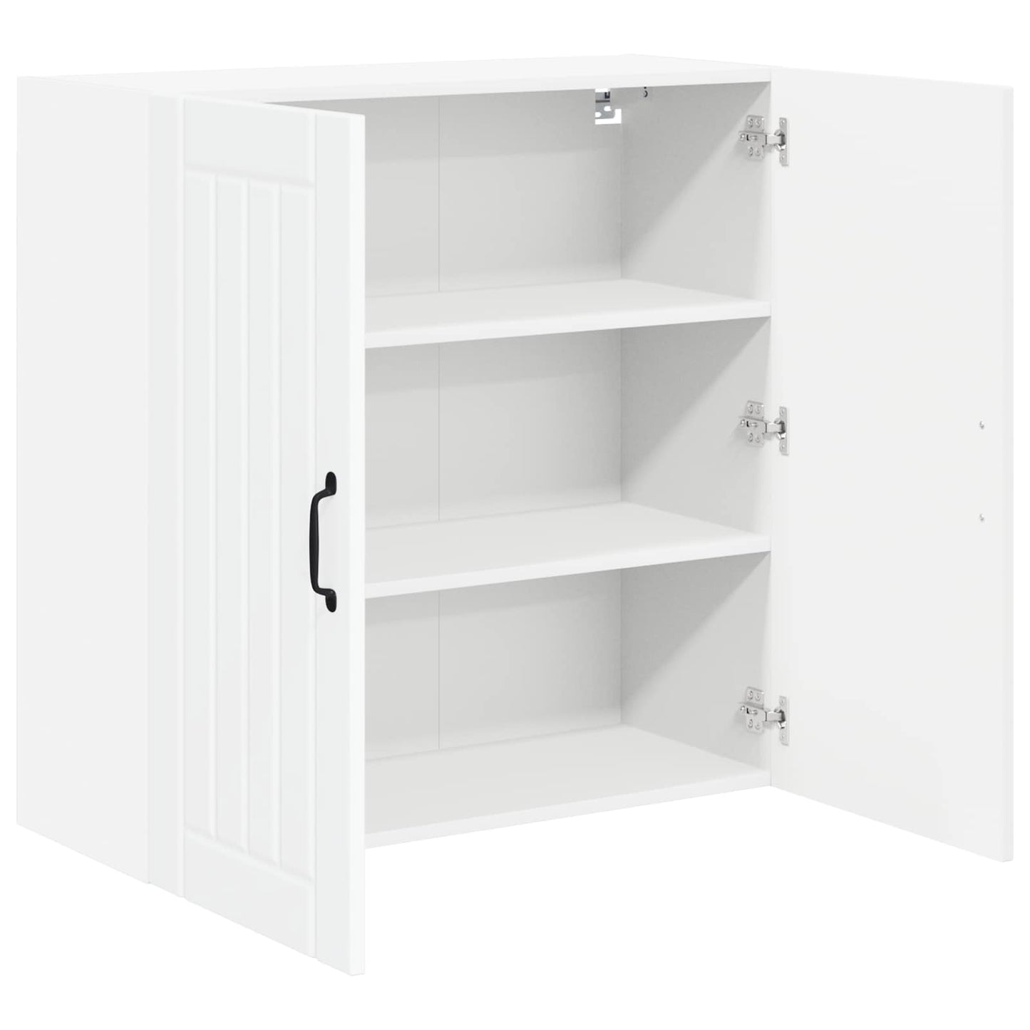 vidaXL Wall Cabinet LUCCA White 80 x 31 x 80 cm Engineered Wood