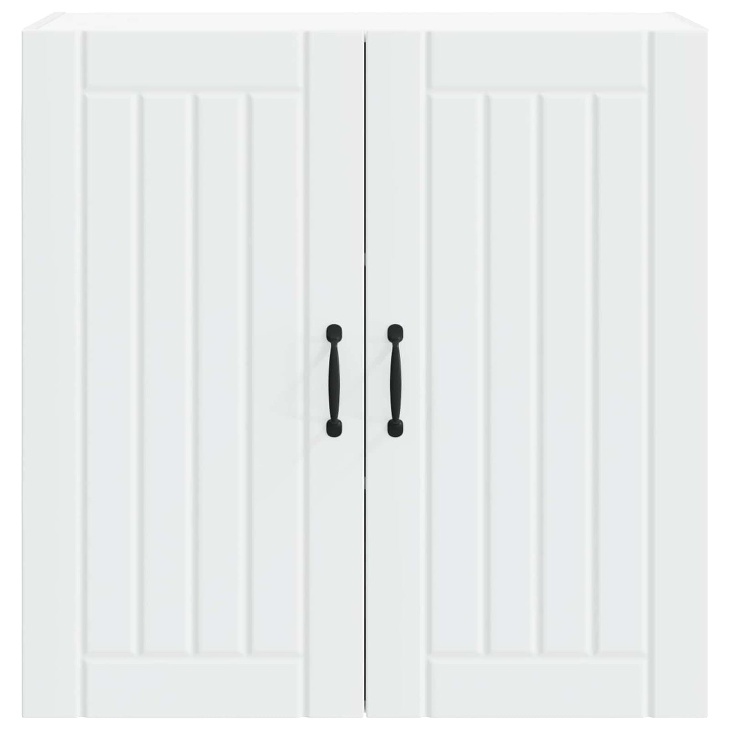 vidaXL Wall Cabinet LUCCA White 80 x 31 x 80 cm Engineered Wood