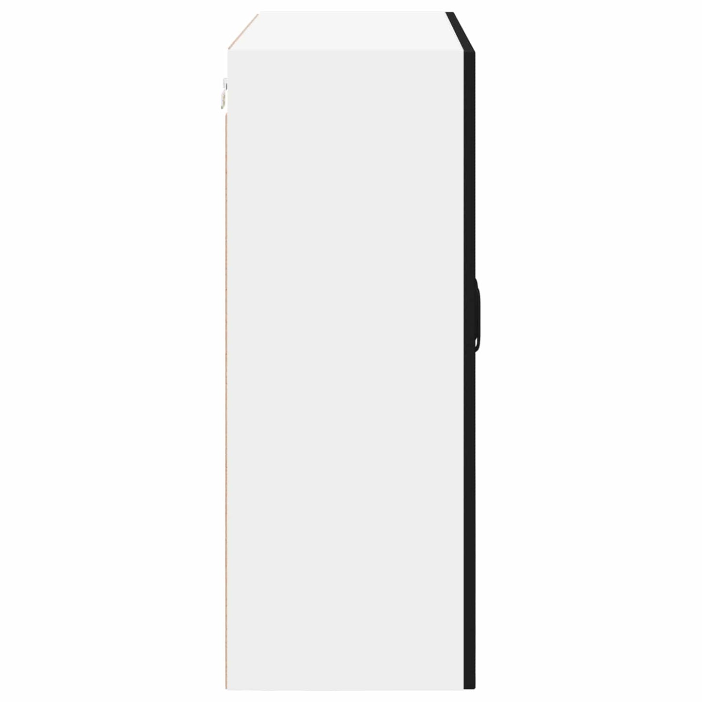 vidaXL Wall Cabinet LUCCA Black 80 x 31 x 80 cm Engineered Wood