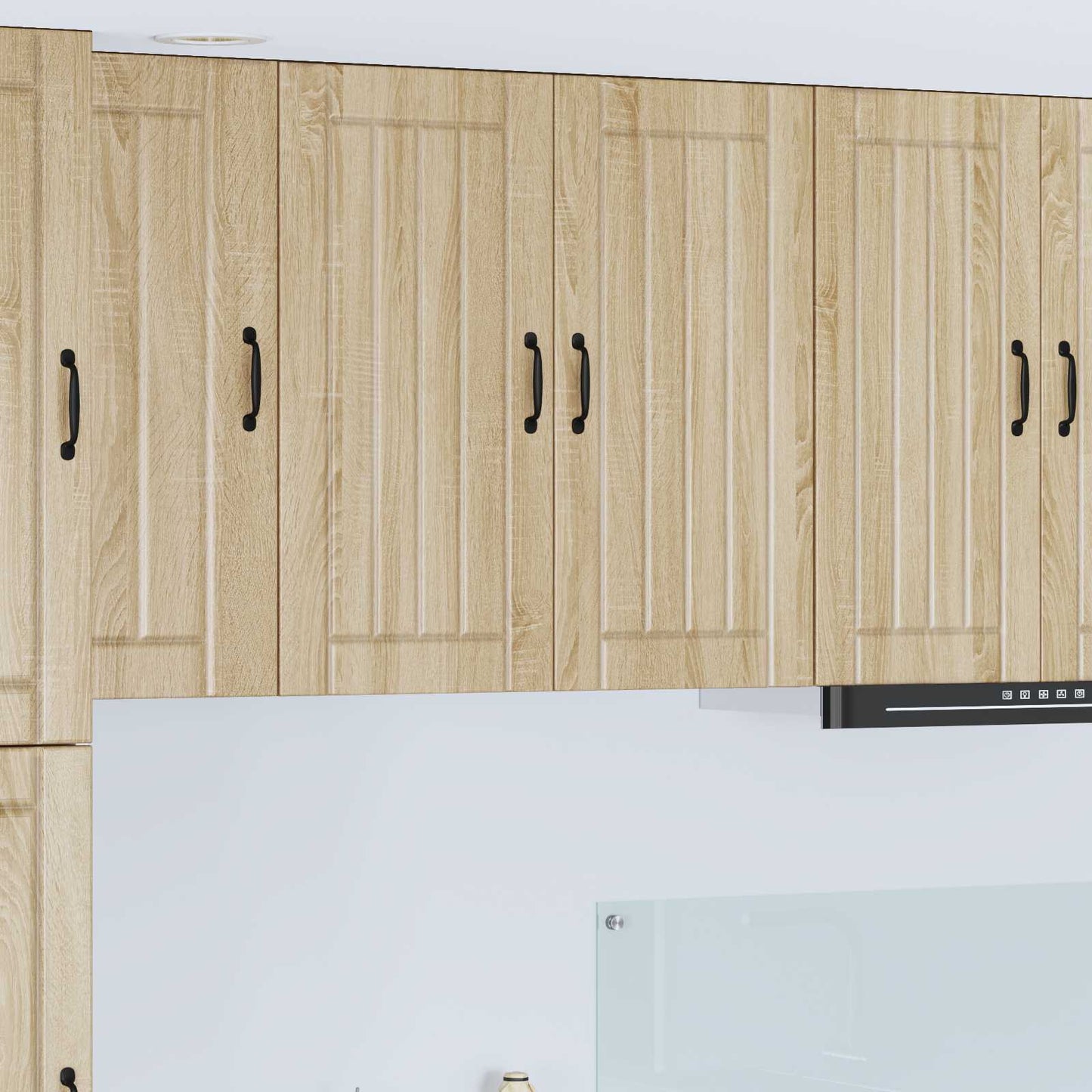 vidaXL Wall Cabinet LUCCA Sonoma Oak 80 x 31 x 80 cm Engineered Wood