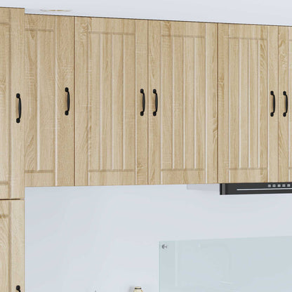 vidaXL Wall Cabinet LUCCA Sonoma Oak 80 x 31 x 80 cm Engineered Wood