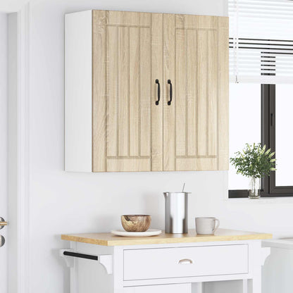 vidaXL Wall Cabinet LUCCA Sonoma Oak 80 x 31 x 80 cm Engineered Wood