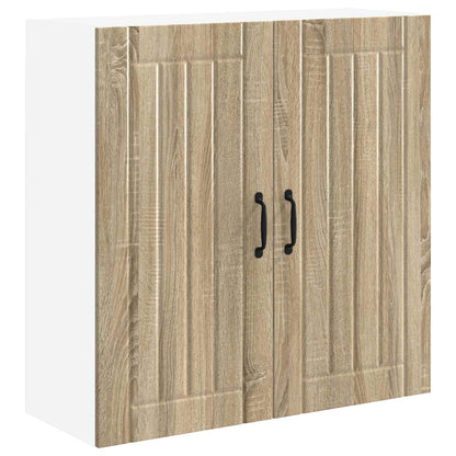 vidaXL Wall Cabinet LUCCA Sonoma Oak 80 x 31 x 80 cm Engineered Wood