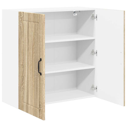 vidaXL Wall Cabinet LUCCA Sonoma Oak 80 x 31 x 80 cm Engineered Wood