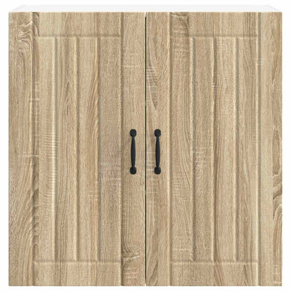 vidaXL Wall Cabinet LUCCA Sonoma Oak 80 x 31 x 80 cm Engineered Wood