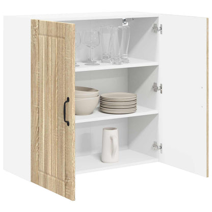 vidaXL Wall Cabinet LUCCA Sonoma Oak 80 x 31 x 80 cm Engineered Wood